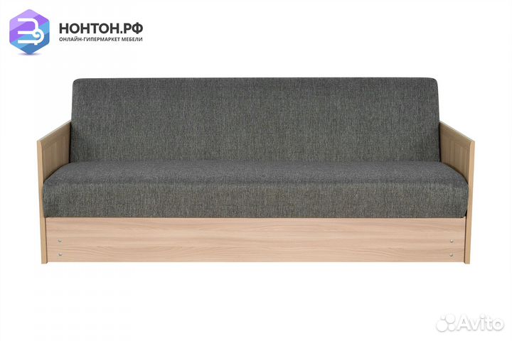 Диван книжка Ручеек-Ламино серый