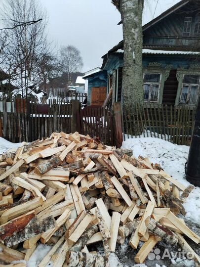 Дрова березовые колотые