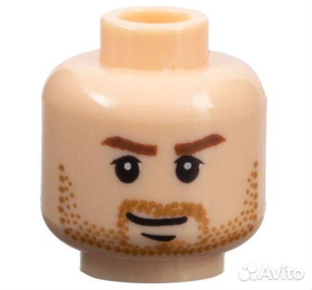 Деталь Lego 3626pb0282 Light nougat U