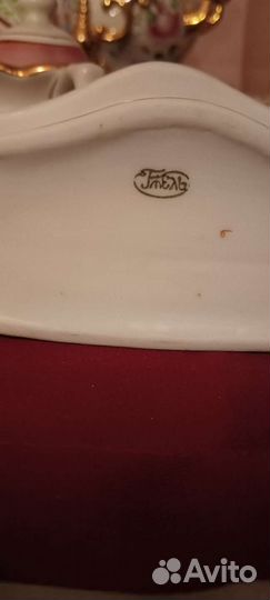 Розовая гжель