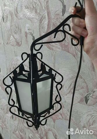 Бра в виде уличного фонаря СССР