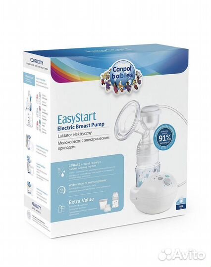Молокоотсос электрический Canpol новый