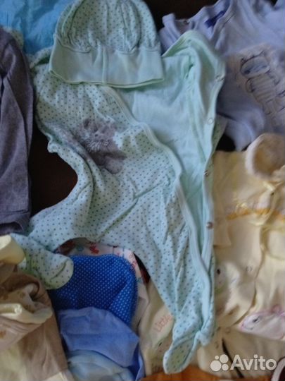 Детские вещи пакетом от 0 до года