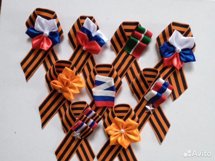 Георгиевская лента броши