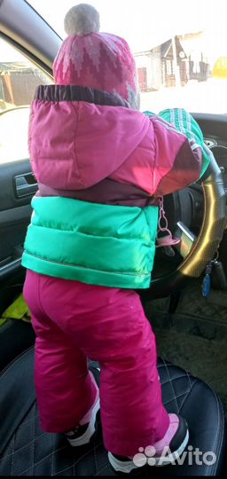 Костюм демисезон для девочки Адидас+шапка Lassie