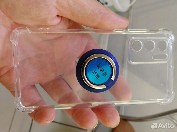 Чехол-бампер Huawei P40 с магн. кольцом-держателем