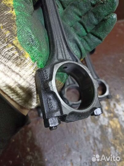 Шатуны с поршнями volkswagen b4 2,0 agg