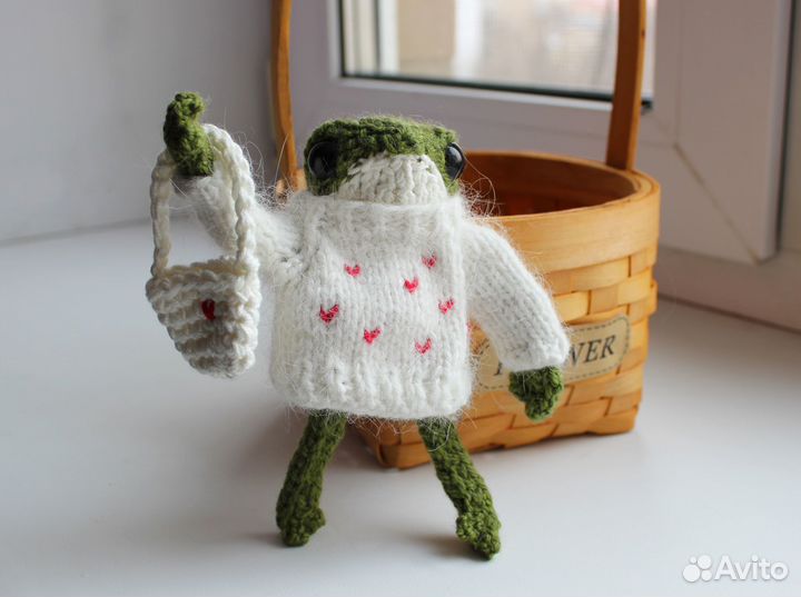 Лягушата вязаные