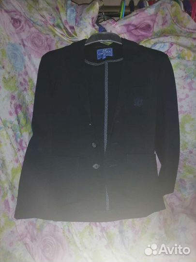 Пиджак школьный для мальчика 128