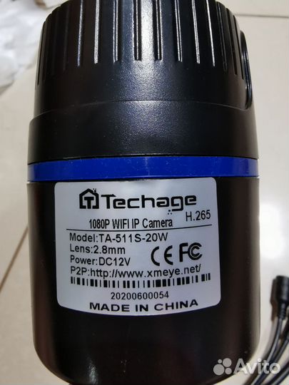 Беспроводная IP камера 1080 Wi-Fi с CD картой