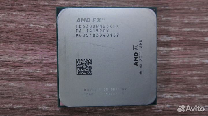 Процессор AMD AM3+ FX6300 3,5 ггц
