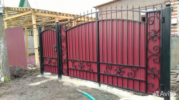 Ворота кованые