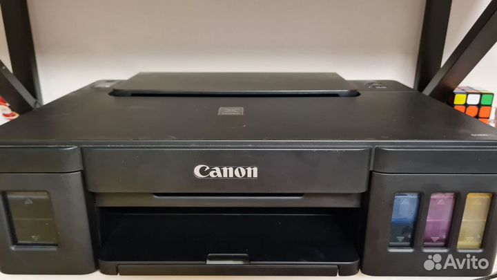 Цветной струйный принтер canon со встроенной снпч