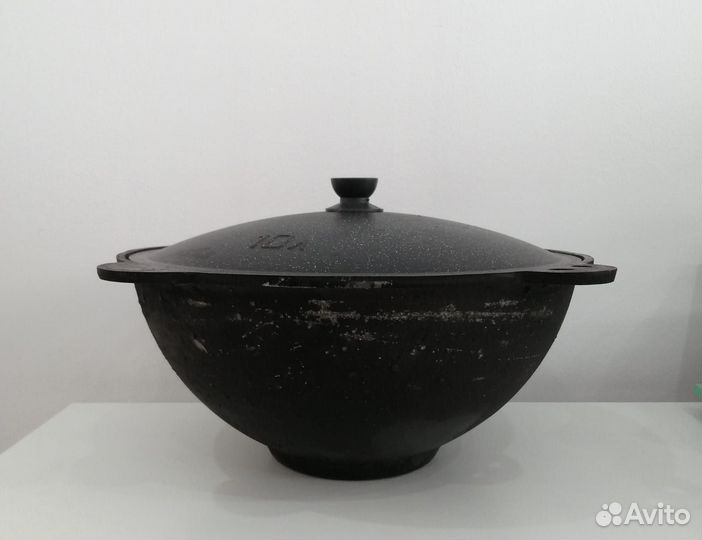 Казан Узбекский Чугунный VIP 10л