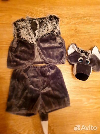 Костюм зайца, костюм волка на праздник