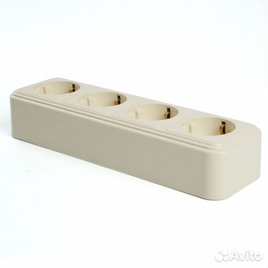 Розетка четверная Stekker Брест 