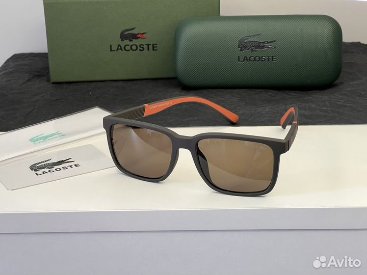 Солнцезащитные очки lacoste поляризация с чехлом