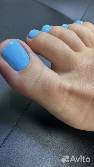 Педикюр с гель лаком, маникюр гель лак