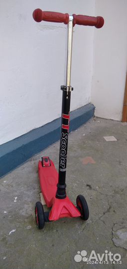 Самокат трехколесный до 60кг