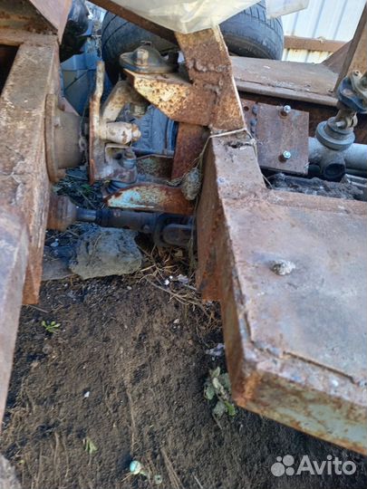 Самодельный мини трактор переломка