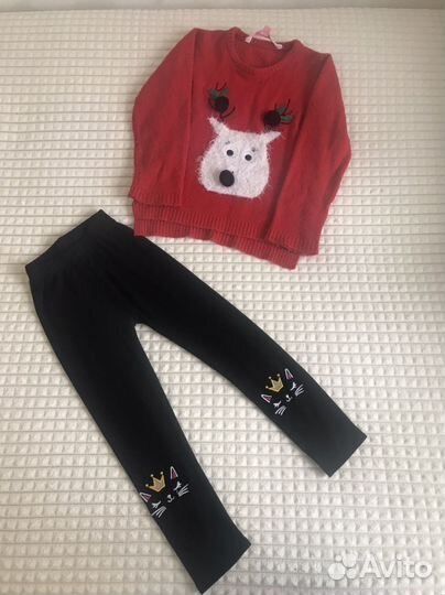 Пакет вещей на девочку 116-122 hm