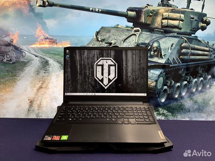 Мощный ноутбук Lenovo на Ryzen 5 / GTX