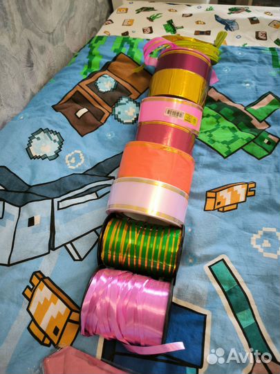 Ленты для бантов упаковка прдарков