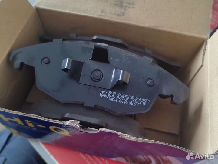 Колодки на Ситроен Берлинго перед