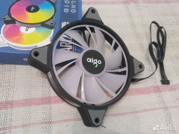 Вентилятор для пк aiqoxc (aigo) A-RGB 6-pin