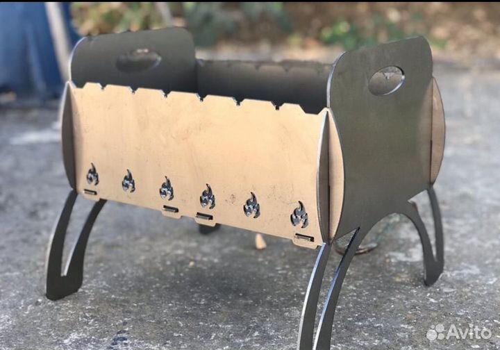 Мангал книжка 3мм метал