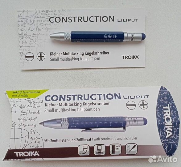 Ручка шариковая Troika Construction Liliput