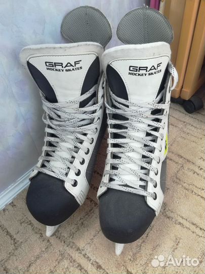 Коньки хоккейные Graf Cobra 2000 SR, 47 размер