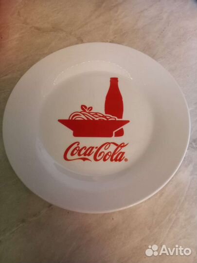Тарелка coca cola