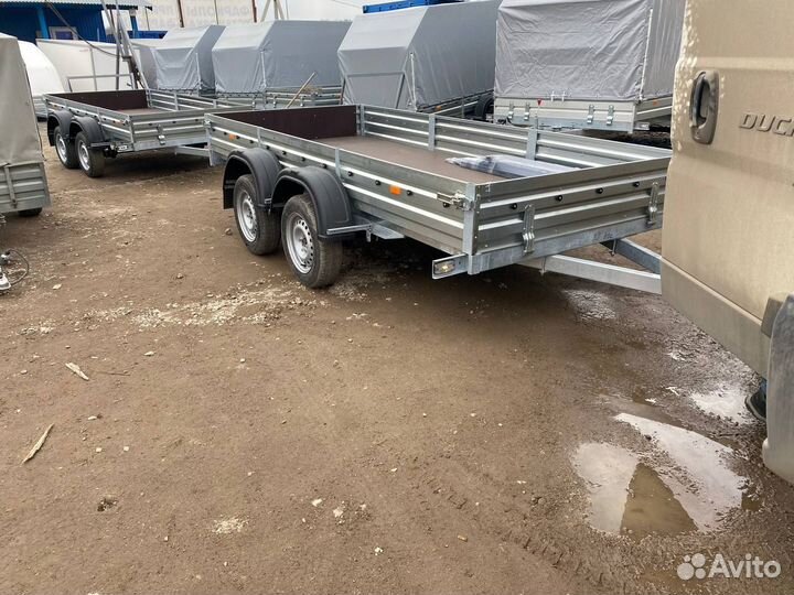 Прицеп двухосный 817732.022. Установка фаркопа