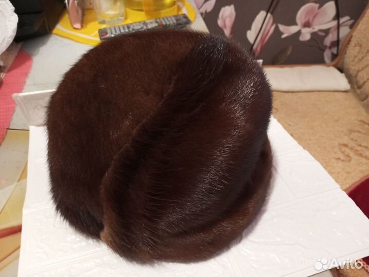 Шапка норковая женская