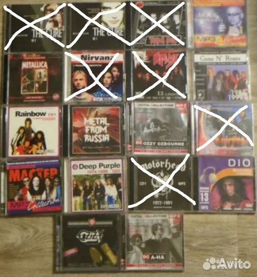 CD, MP3, мс, DVD рок металл музыка