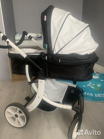 Коляска 2 в 1 эко кожа