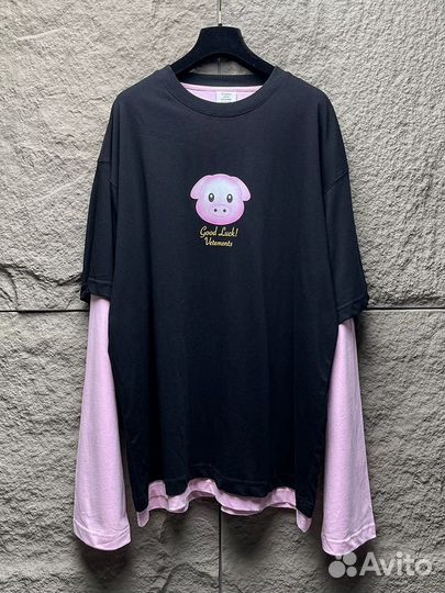 Vetements Lucky Pig Long Sleeve