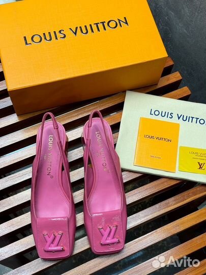 Туфли Louis vuitton розовые/красные 36-42