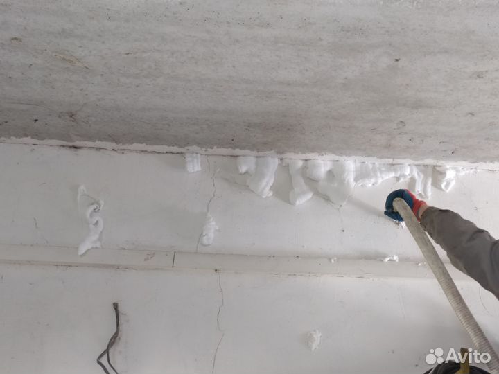 Утепление домов стен пеной пеноизол эковата