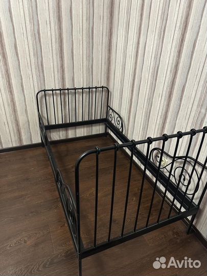Детская кровать IKEA minnen с матрасом