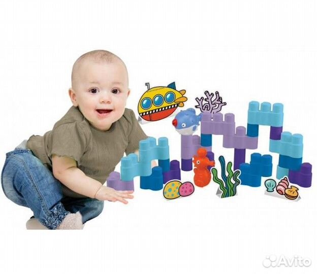 Конструктор машинки Мокас новый крупный Малышам