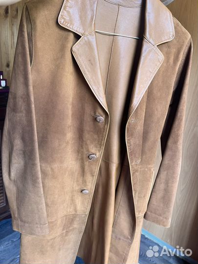 Кожаный трэнч