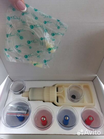 Банки вакуумные для хиджамы и массажа 6 шт