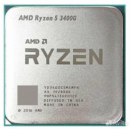 Процессор AMD ryzen 5 3400G