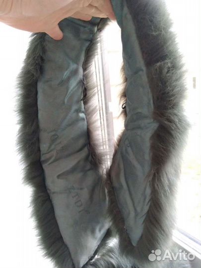 Меховой воротник песец