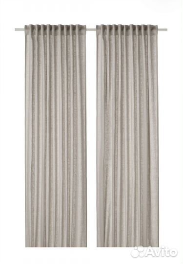 Шторы IKEA dytag дютог 145х250 светло-серый