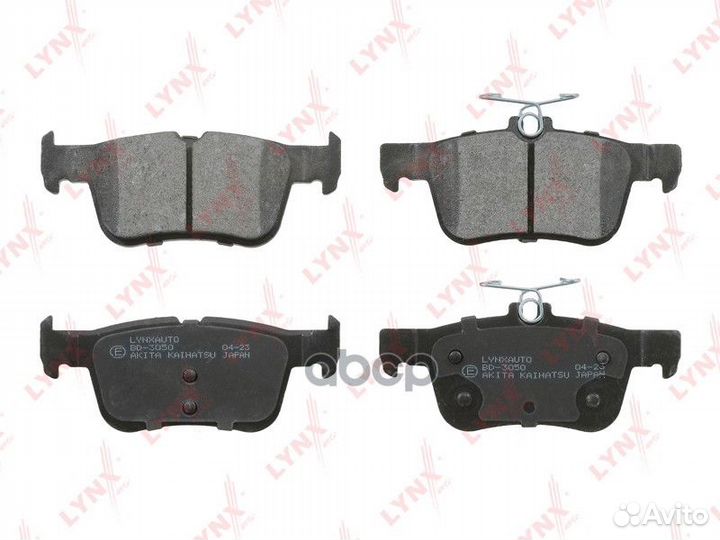 Дисковые тормозные колодки зад прав/лев BD3