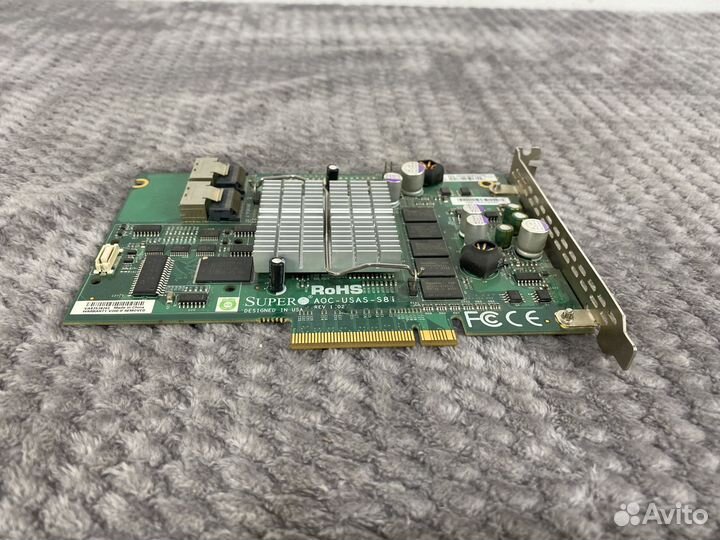 Контроллер SuperMicro AOC-usas-S8i PCI-E8x 128Mb