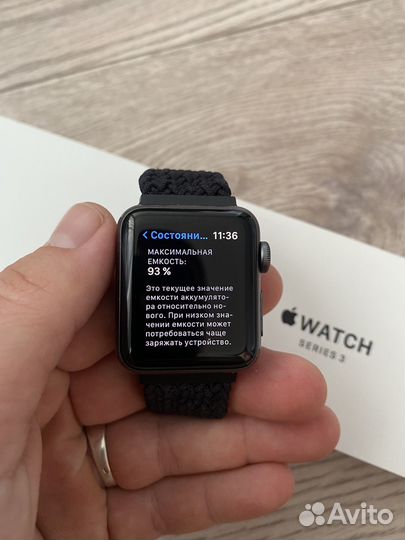 Часы apple watch 3 38 mm